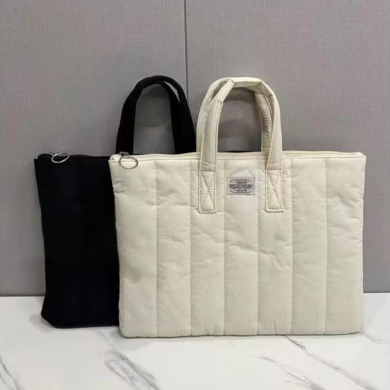 Niedliche, stoßfeste Laptop-Handtasche – Atmungsaktive Hülle mit großem Fassungsvermögen für 11–15 Zoll MacBook, iPad, Lenovo und Xiaomi