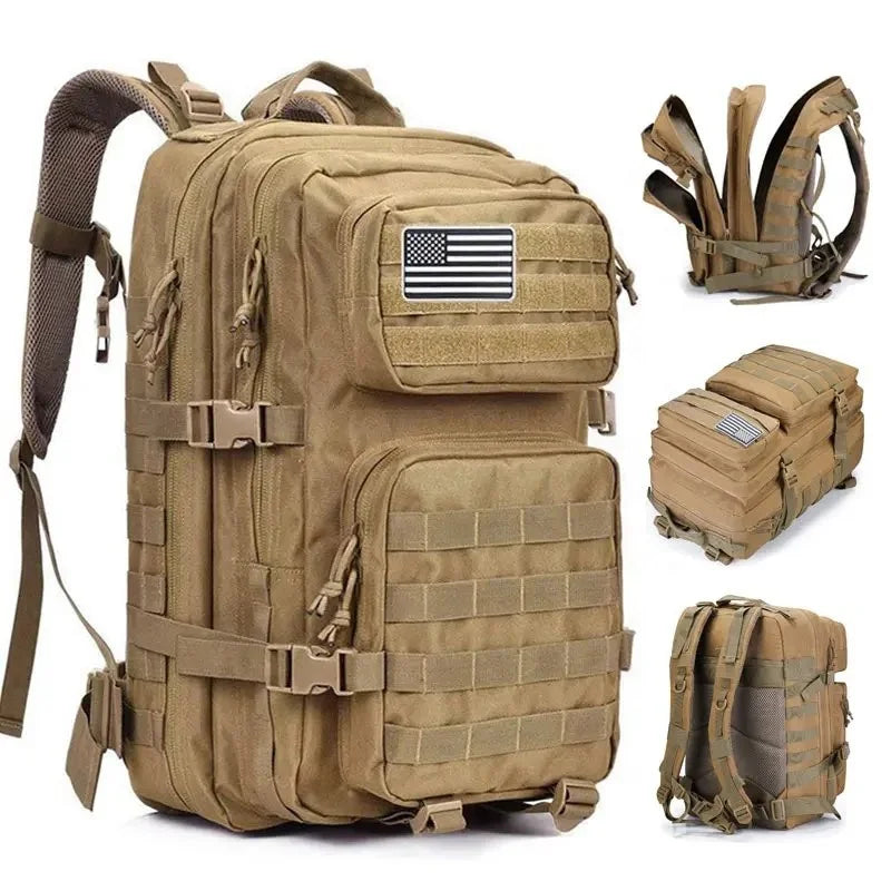 Militärischer taktischer Rucksack – 45L Outdoor-Rucksack für Wandern, Camping, Trekking & Jagd