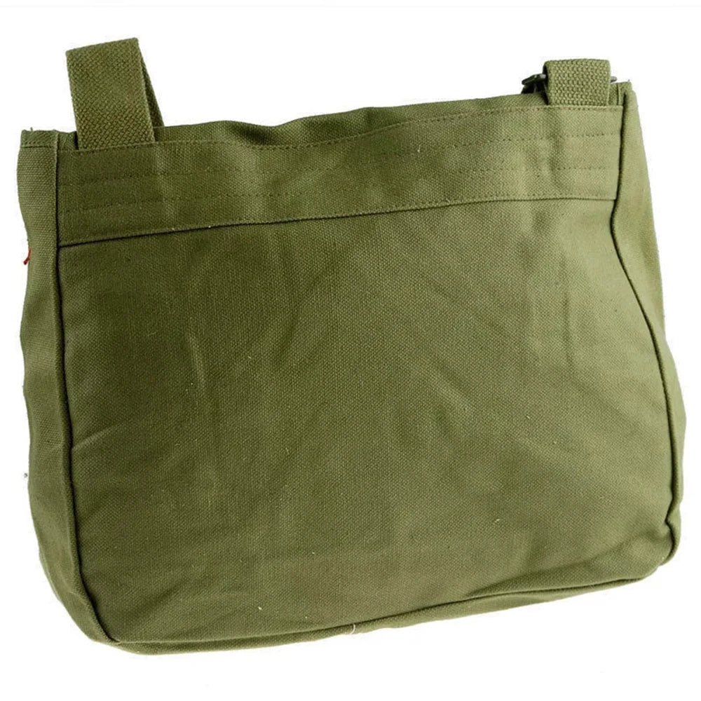Vintage Militär Canvas Tasche – Kleine Umhängetasche für Damen und Herren