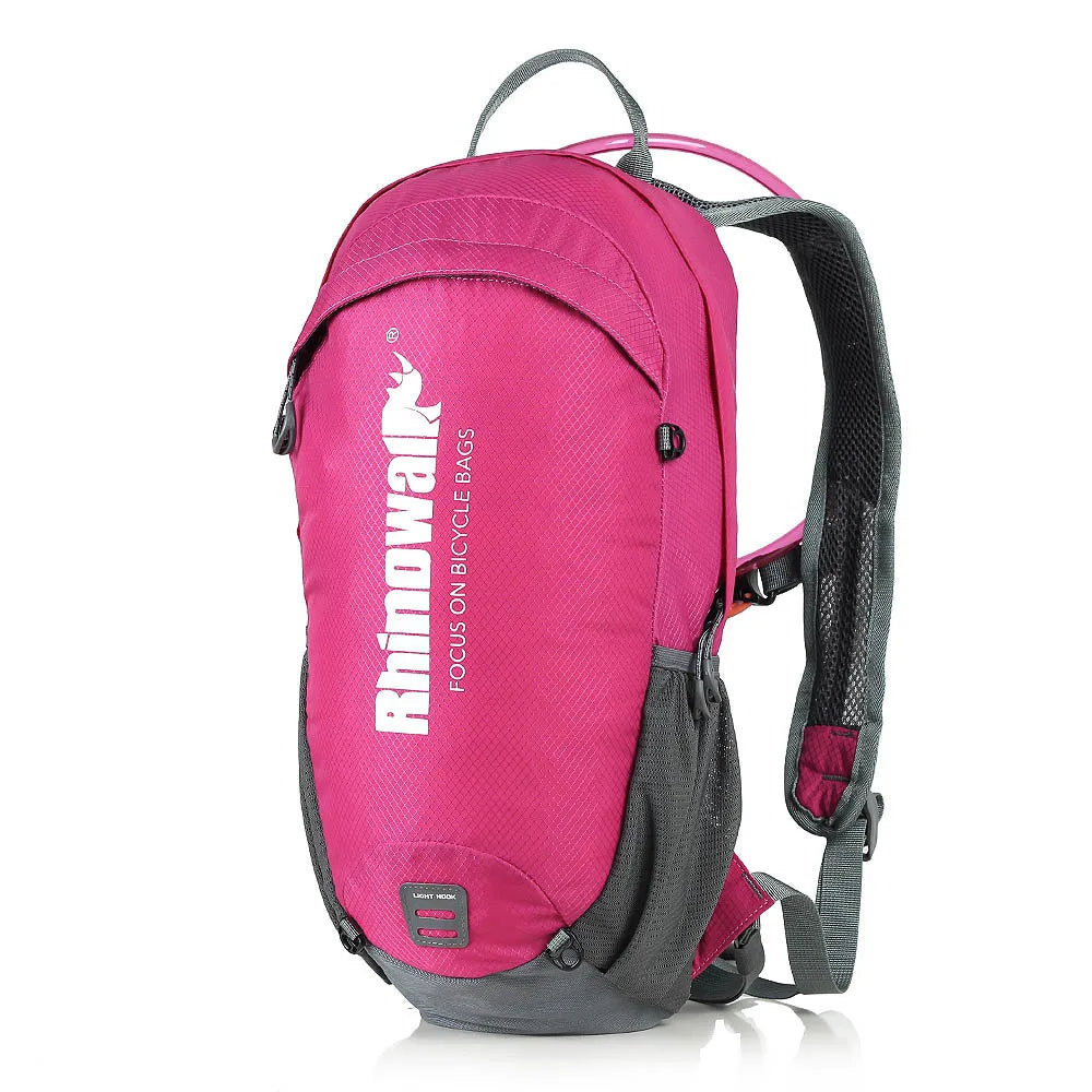 Rhinowalk Fahrradrucksack – Helmhalterung und Trinkblasen-kompatible Fahrradtasche für Pendler, MTB und Rennrad