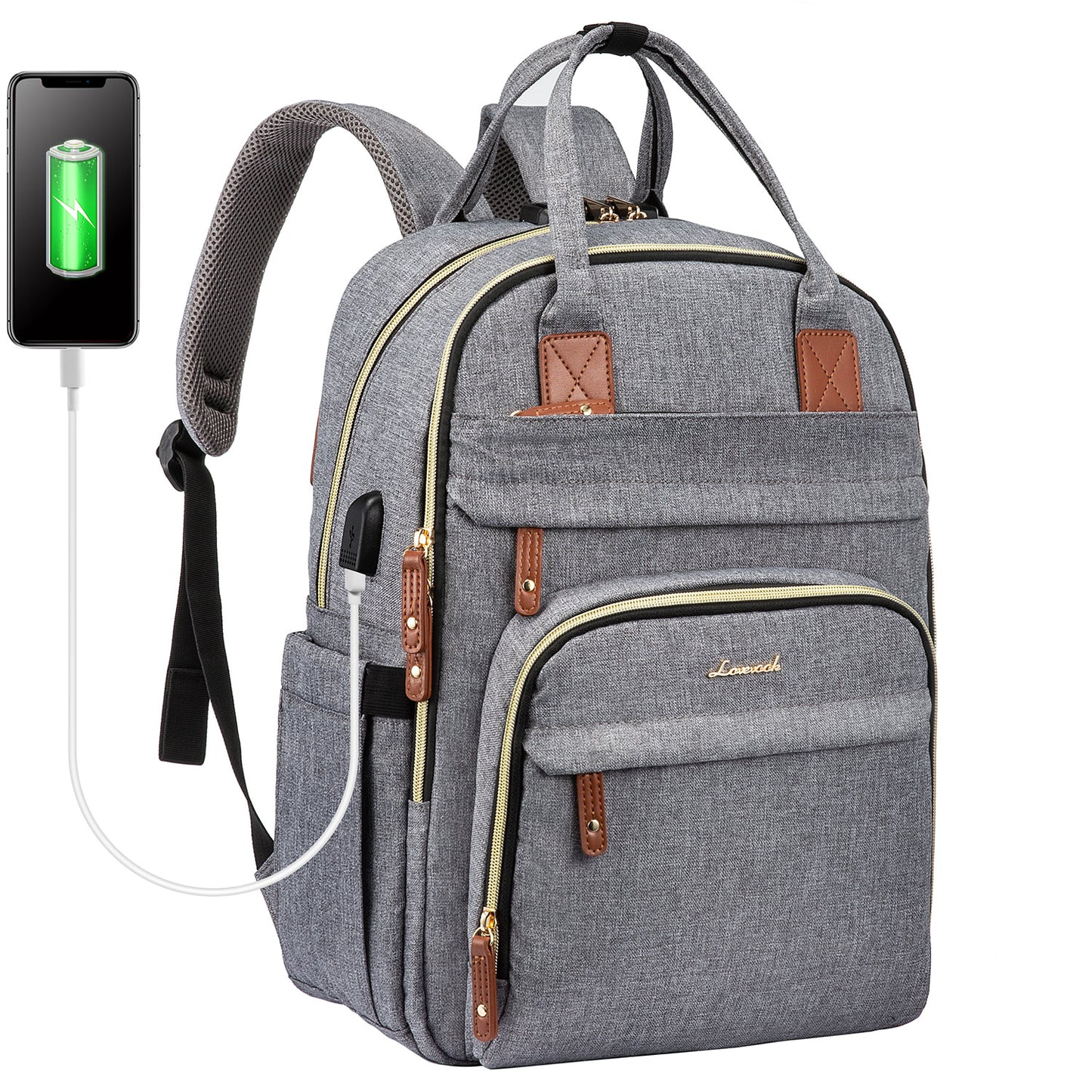 LOVEVOOK Sicherheitsrucksack – Laptoptasche mit Diebstahlschutz für Damen und Herren, ideal für Reisen und Arbeit