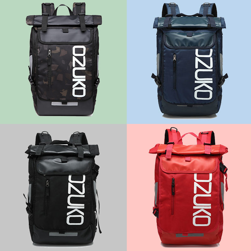 Wasserdichter Ozuko D8020 Rucksack – Leichte Laptoptasche mit sicherem Ziplock-Design