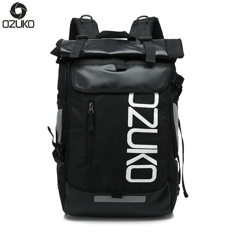Wasserdichter Ozuko D8020 Rucksack – Leichte Laptoptasche mit sicherem Ziplock-Design