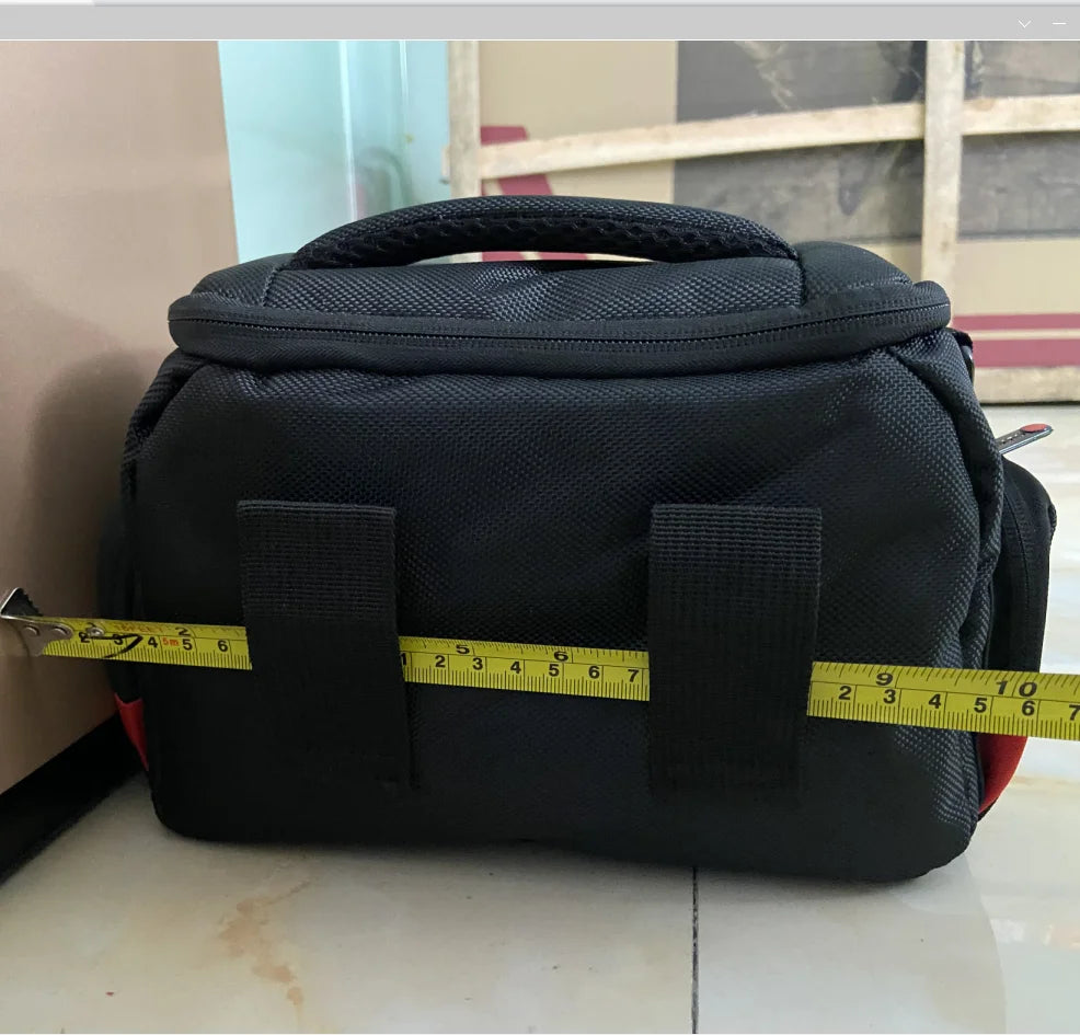 FOSOTO Wasserdichte DSLR-Kameratasche – Professionelle Schultertasche für Canon, Nikon, Sony und Objektive