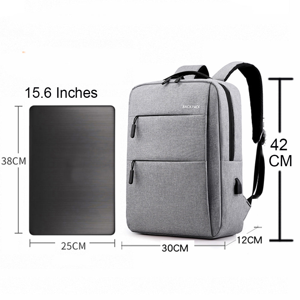Multifunktionaler Laptop-Rucksack mit Diebstahlschutz und USB-Ladeanschluss – Passend für 17-Zoll-Geräte, Reise- und Arbeitstasche