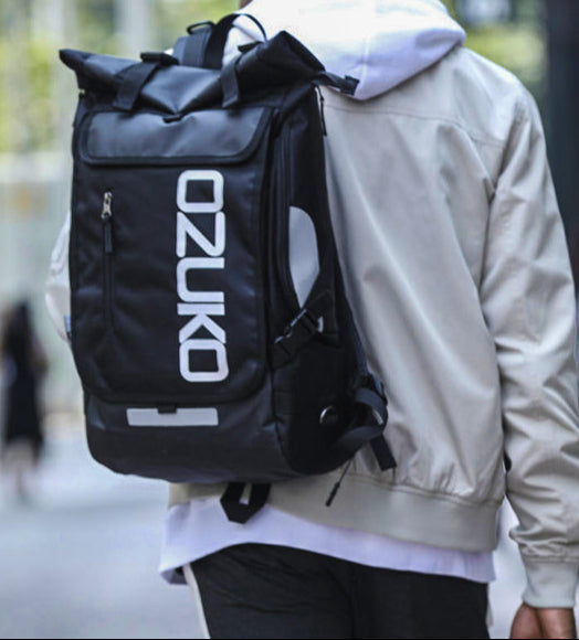 Wasserdichter Ozuko D8020 Rucksack – Leichte Laptoptasche mit sicherem Ziplock-Design