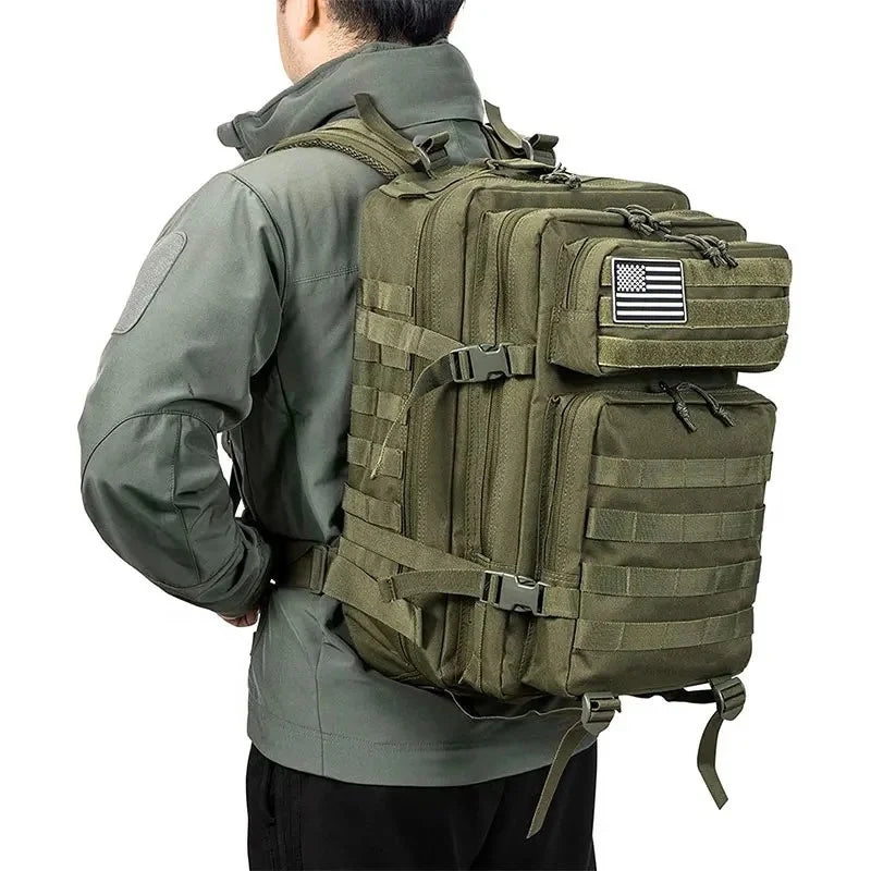 Militärischer taktischer Rucksack – 45L Outdoor-Rucksack für Wandern, Camping, Trekking & Jagd