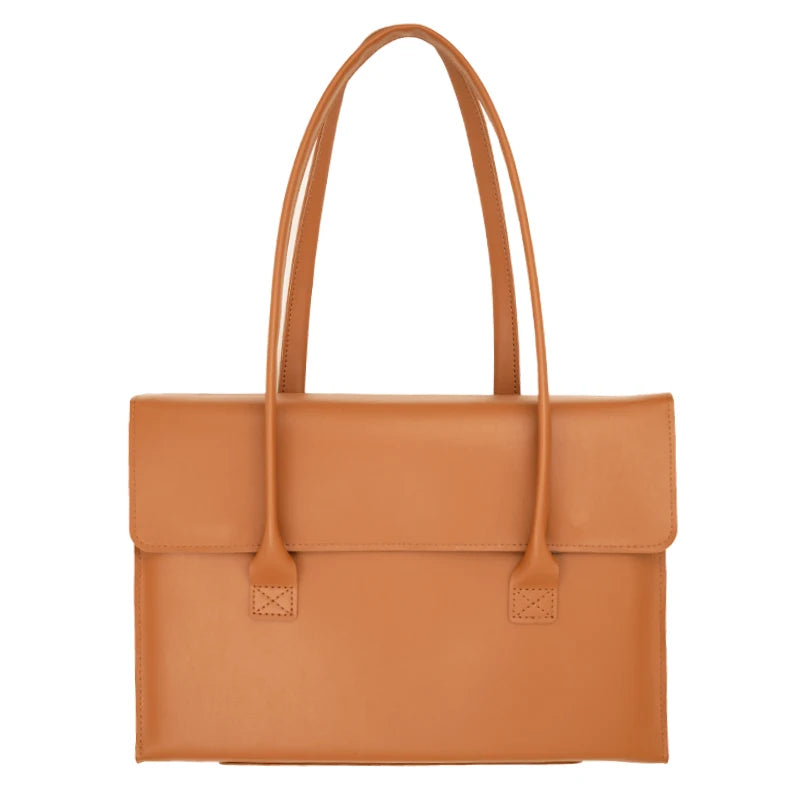 Laptoptasche aus PU-Leder für Damen – Stilvolle Schultertasche für Arbeit und Reisen