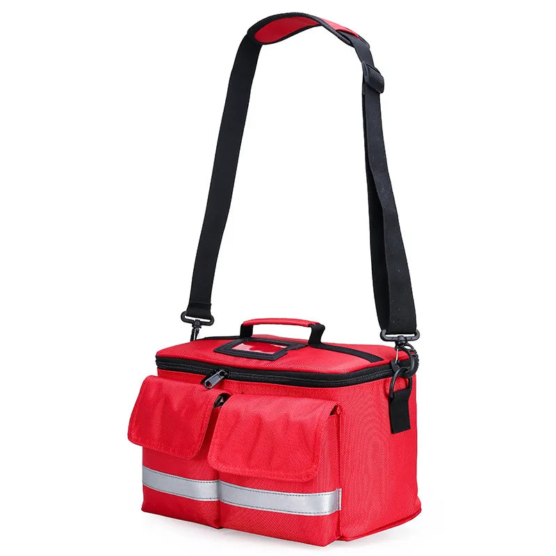 Wasserdichte Erste-Hilfe-Tasche für Rettungsdienste – Tragbarer mehrschichtiger medizinischer Organizer für Reisen, Rettung, Krankenpflege und Notfallüberleben