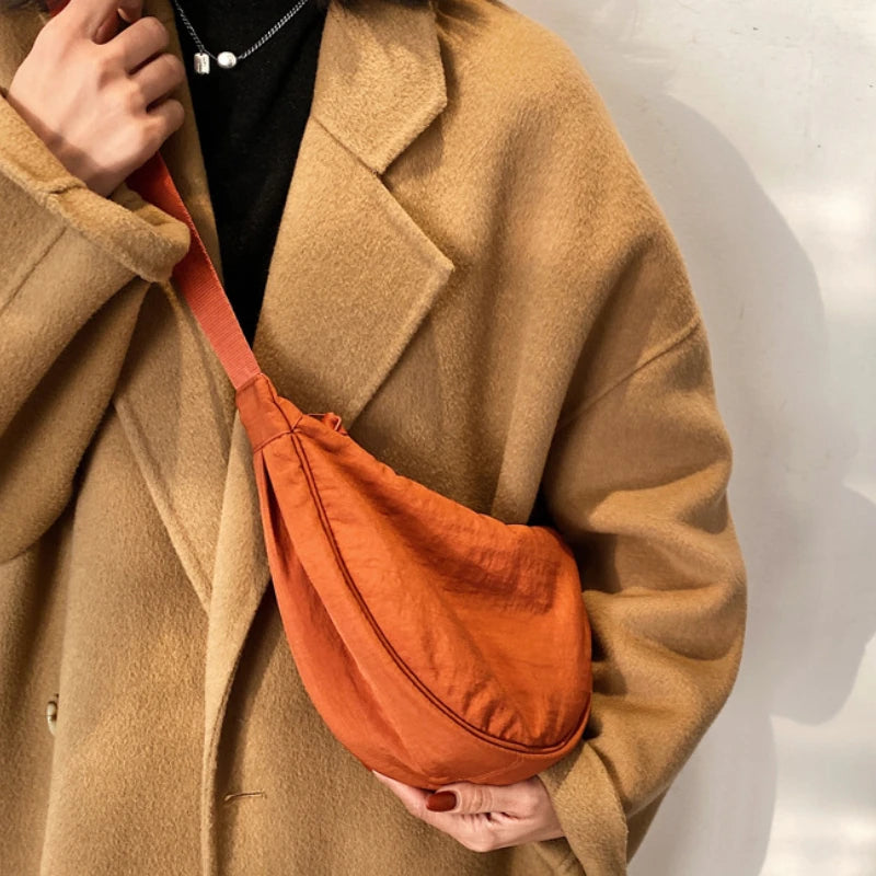 2025 Damen-Hobo-Umhängetasche aus Nylon – Schultertasche mit großem Fassungsvermögen