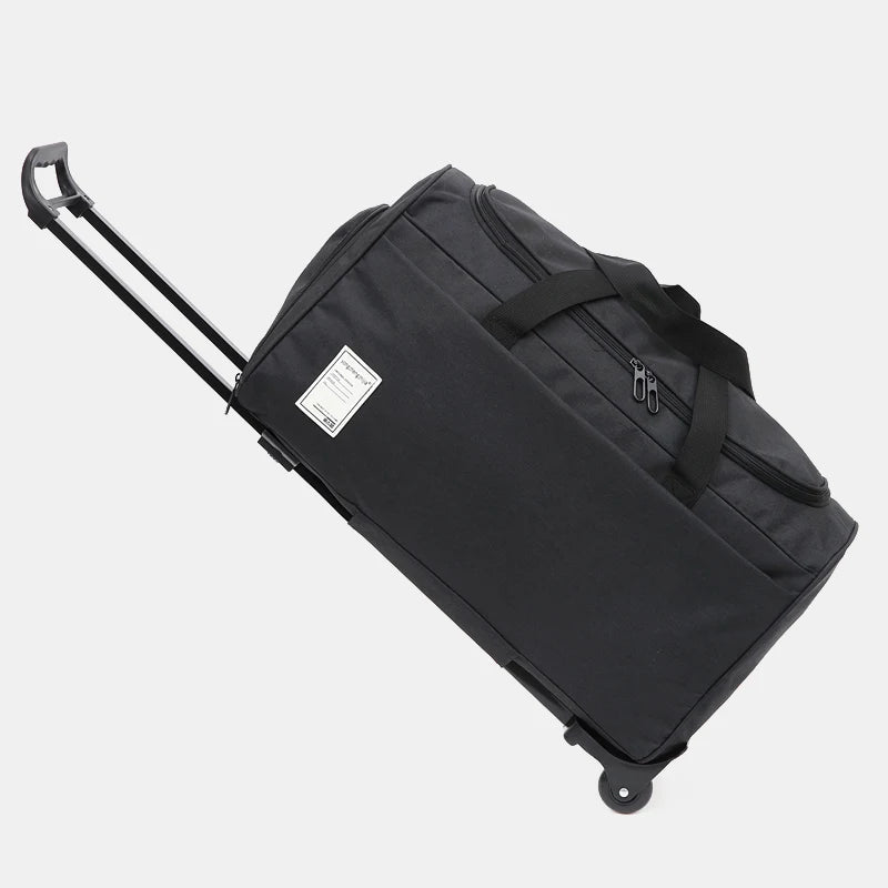 Wasserdichte Reisetasche mit Rollen – Geräumiges und stabiles Gepäck mit Griff für Geschäftsreisen, Fitness und Kurzurlaube