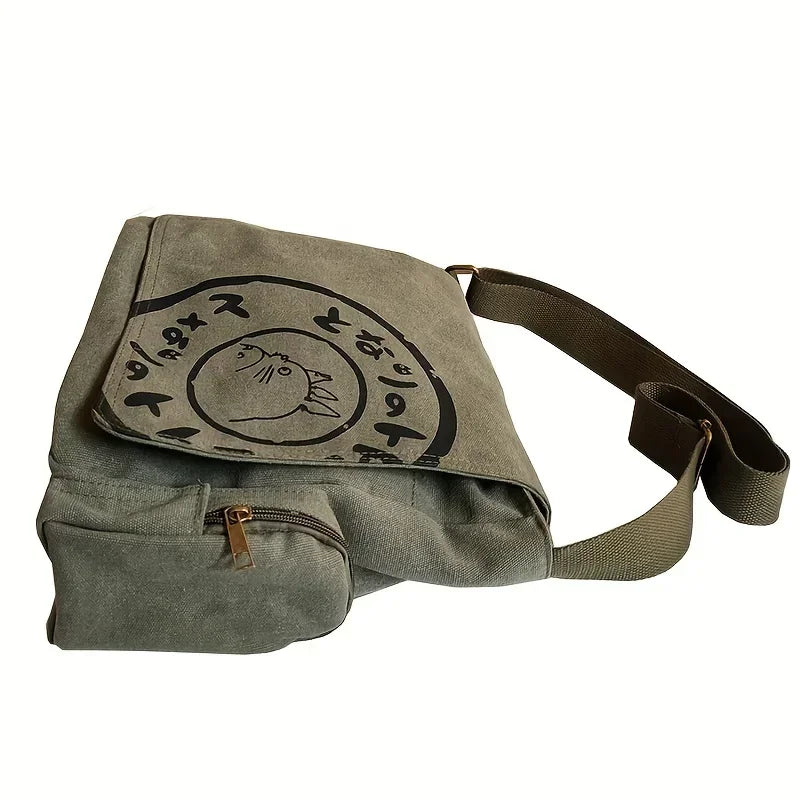 Bedruckte Canvas-Handtasche für Damen – Umhängetasche für den täglichen Gebrauch und auf Reisen