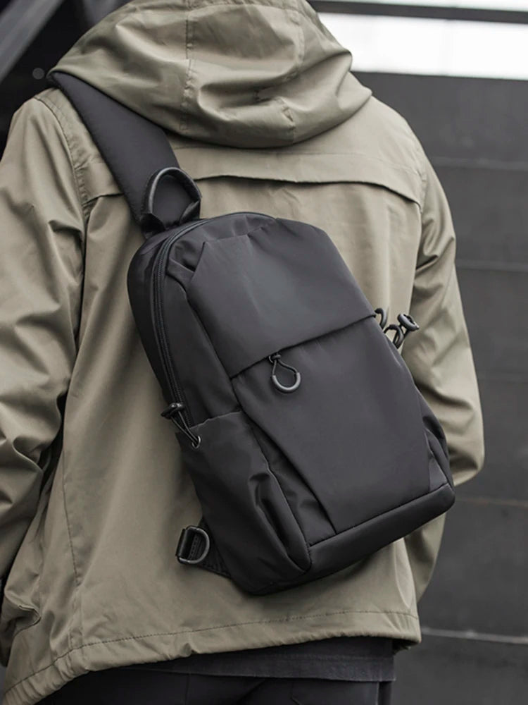 Wasserdichte Oxford-Umhängetasche für Herren – Lässiger Sport-Schulterrucksack & Messenger-Stil