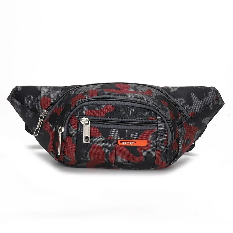 Unisex Large Capacity Waist Bag Multifunctional Anti Splash Wear-resistant