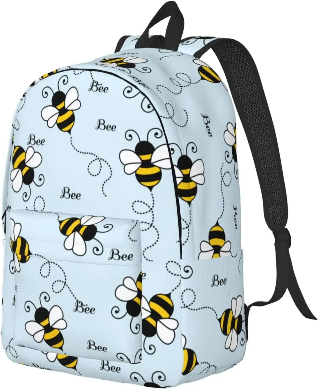Honey Bee Canvas Laptop-Rucksack – Leichter Unisex-Tagesrucksack für Reisen und Outdoor