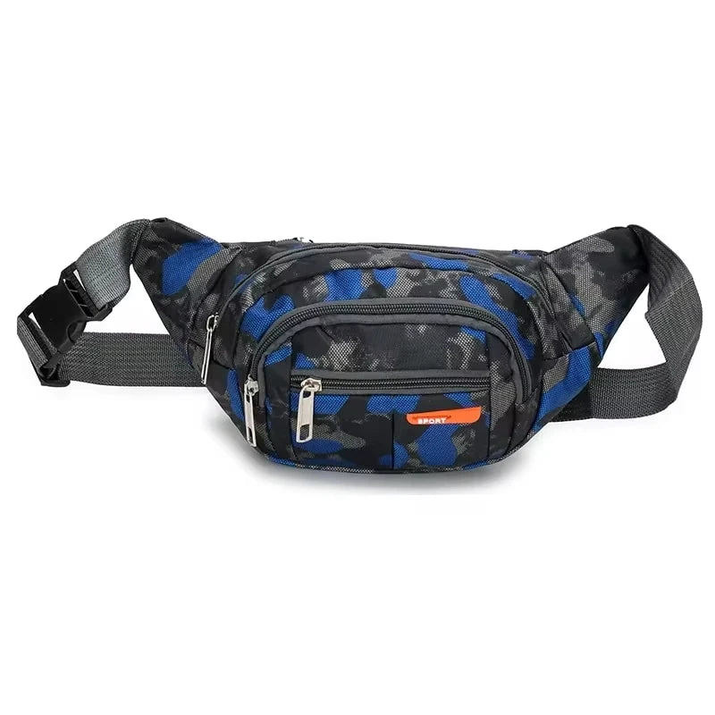 Unisex Large Capacity Waist Bag Multifunctional Anti Splash Wear-resistant
