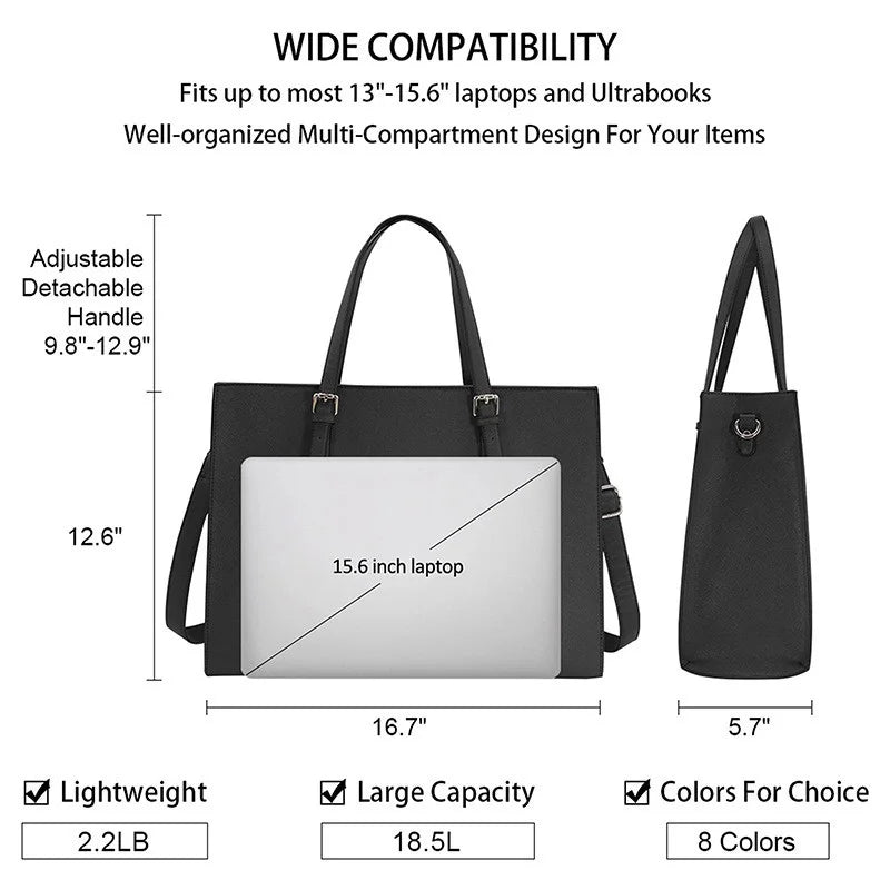 Laptoptaschen Cross-grained Damentasche Mehrschichtig Groß Einzel-Schulter