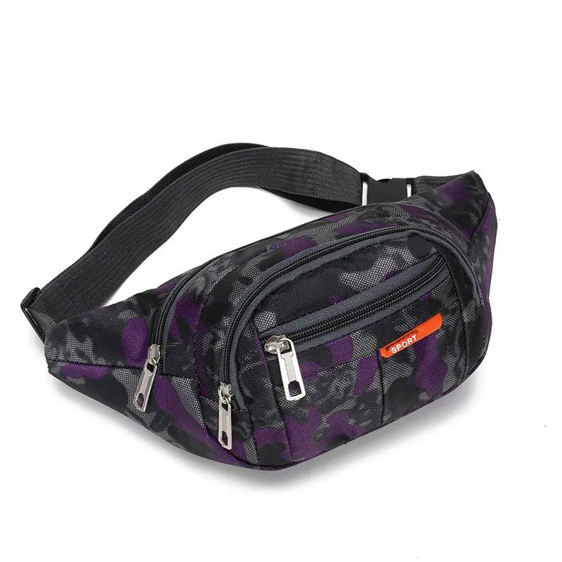 Unisex Large Capacity Waist Bag Multifunctional Anti Splash Wear-resistant