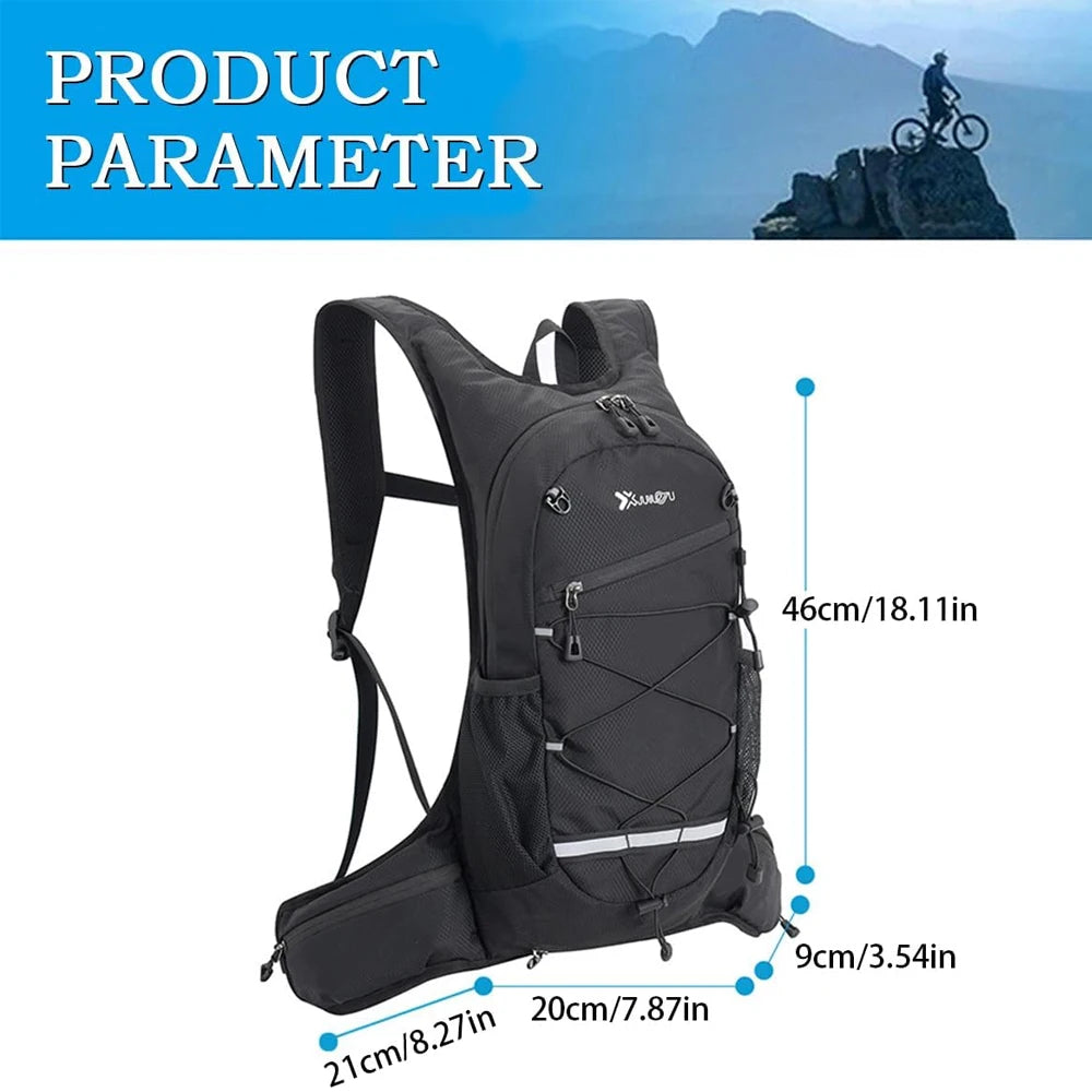 Atmungsaktive Trailrunning-Weste mit 500-ml-Wasserflasche – Leichter Trinkrucksack für Joggen, Radfahren und Marathons