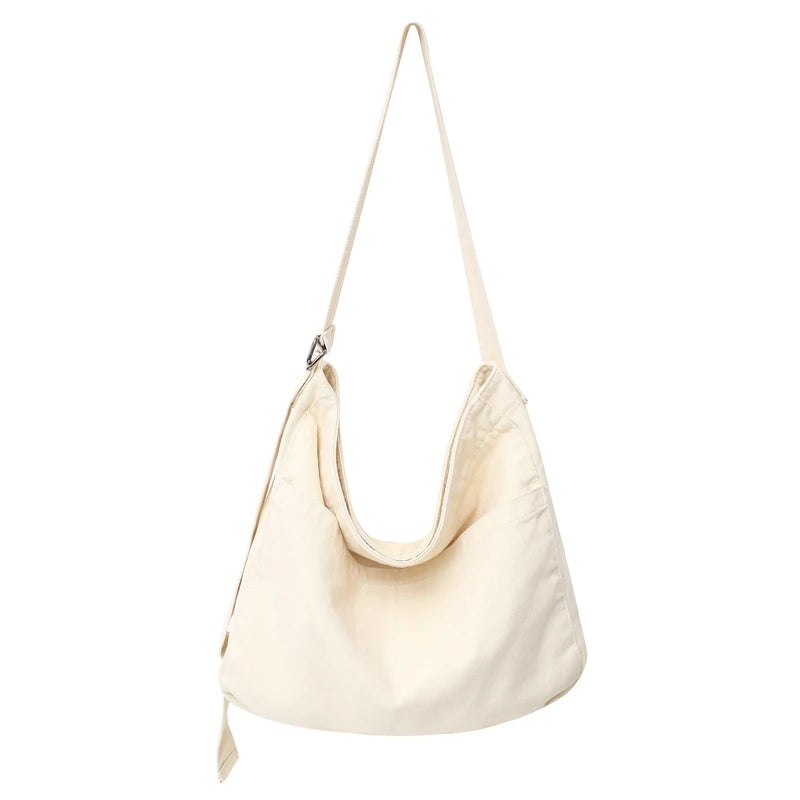 Lässige Umhängetasche aus Canvas für Damen – Schultertasche mit großem Fassungsvermögen für Reisen, Arbeit und den täglichen Gebrauch