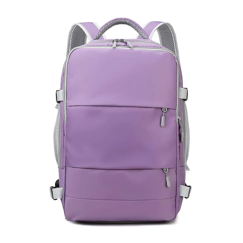 Wasserdichter Laptop-Reiserucksack mit großer Kapazität – Diebstahlsichere USB-Ladetasche für Arbeit, Schule und Beruf