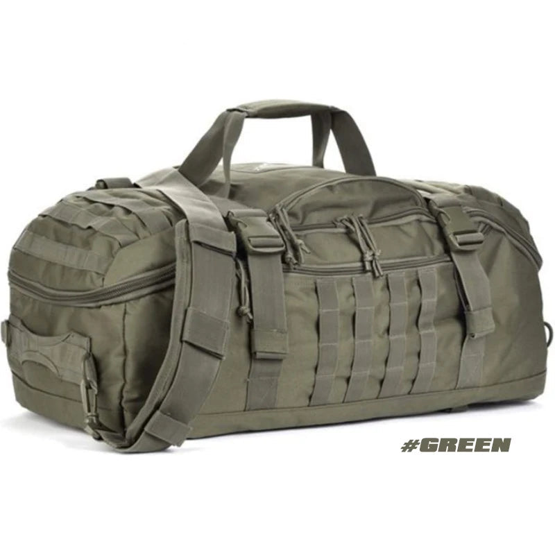 Oulylan 45L Outdoor Tactical Backpack Duffle – Wasserdichte Reise- und Abenteuertasche für Camping und Wandern