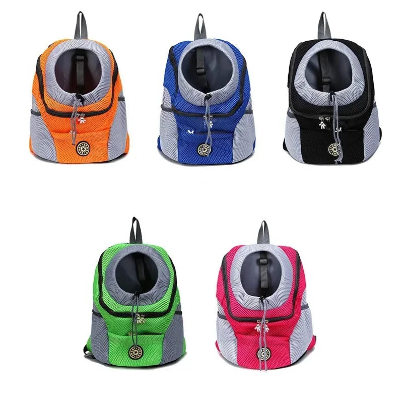 Tragerucksack für kleine Hunde – Reisetasche für Haustiere mit zwei Fächern und externem Stauraum zum Wandern und für den täglichen Gebrauch