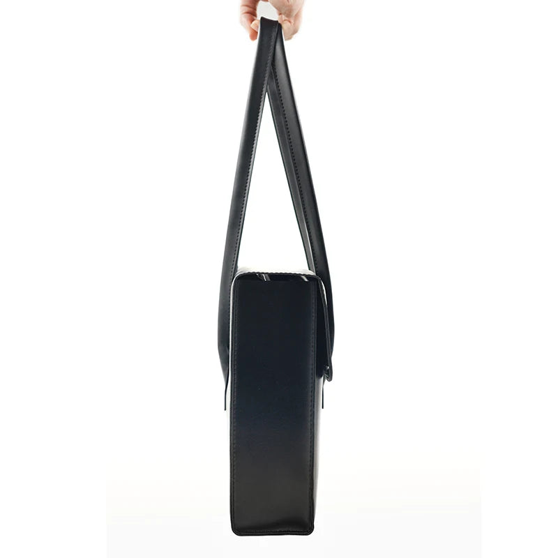 Laptoptasche aus PU-Leder für Damen – Stilvolle Schultertasche für Arbeit und Reisen