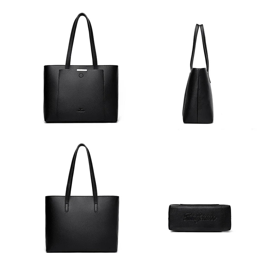 Damenhandtasche aus weichem PU-Leder – Stilvolle Umhängetasche für den täglichen Gebrauch, die Arbeit und Reisen
