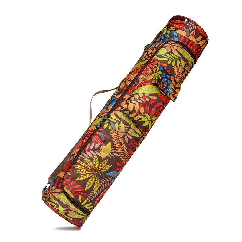 Yogamattentasche für Damen – Sporttasche mit Blumen- und farbenfrohem Design für Fitness, Pilates und Reisen