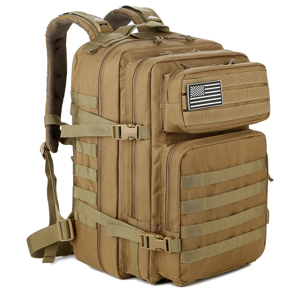 Taktischer Militärrucksack für Herren – Robuster Jagd-, Camping- und Wanderrucksack mit Molle-System