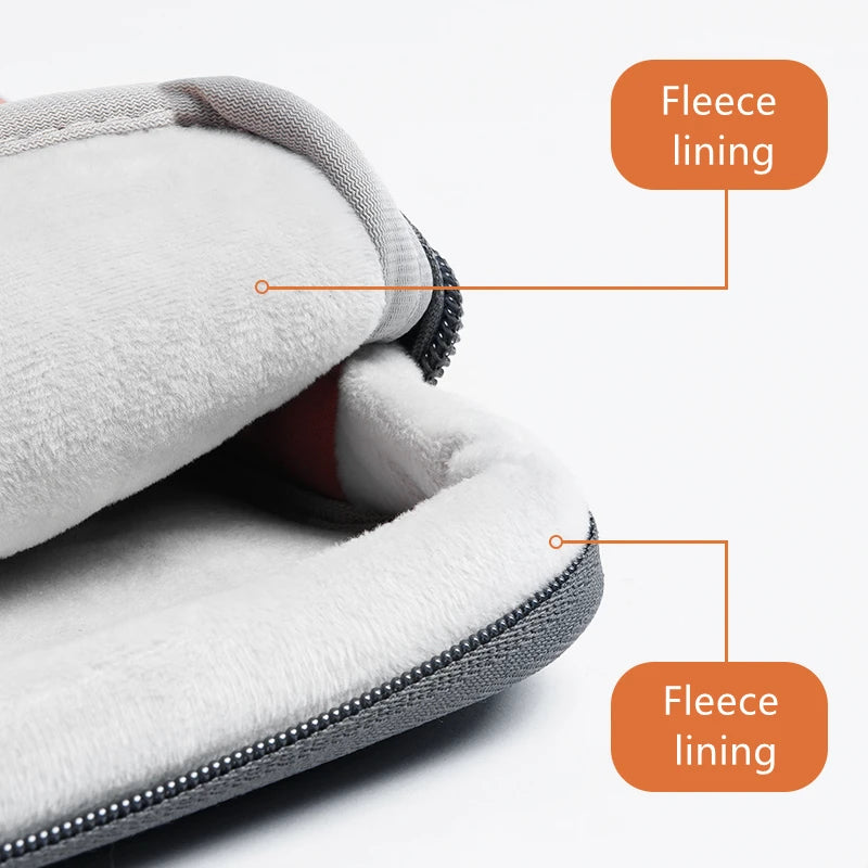 Stoßfeste Laptophülle mit mehreren Taschen und Griff – Passend für MacBook Air 13,6'', MacBook Pro 14'' und 16,2'' M3