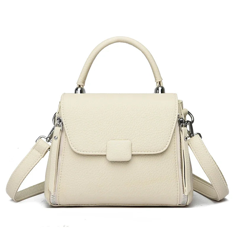 Hochwertige Umhängetasche aus Leder für Damen – Elegante und langlebige Handtasche für Arbeit, Reisen und den täglichen Gebrauch