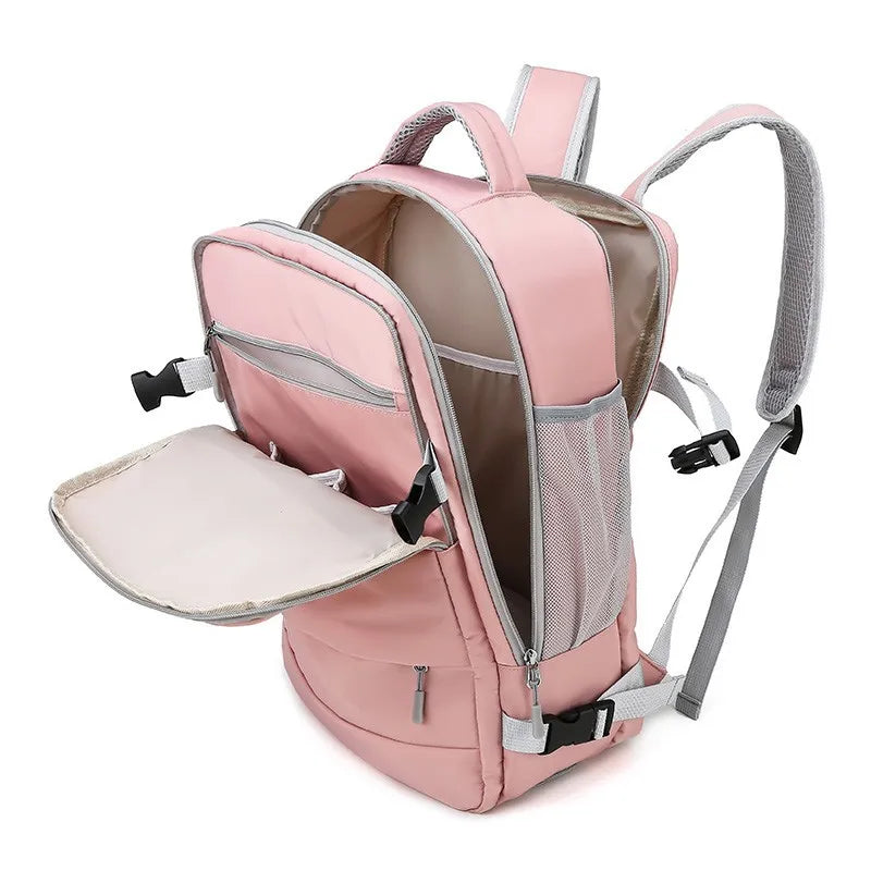 Wasserdichter Laptop-Reiserucksack mit großer Kapazität – Diebstahlsichere USB-Ladetasche für Arbeit, Schule und Beruf