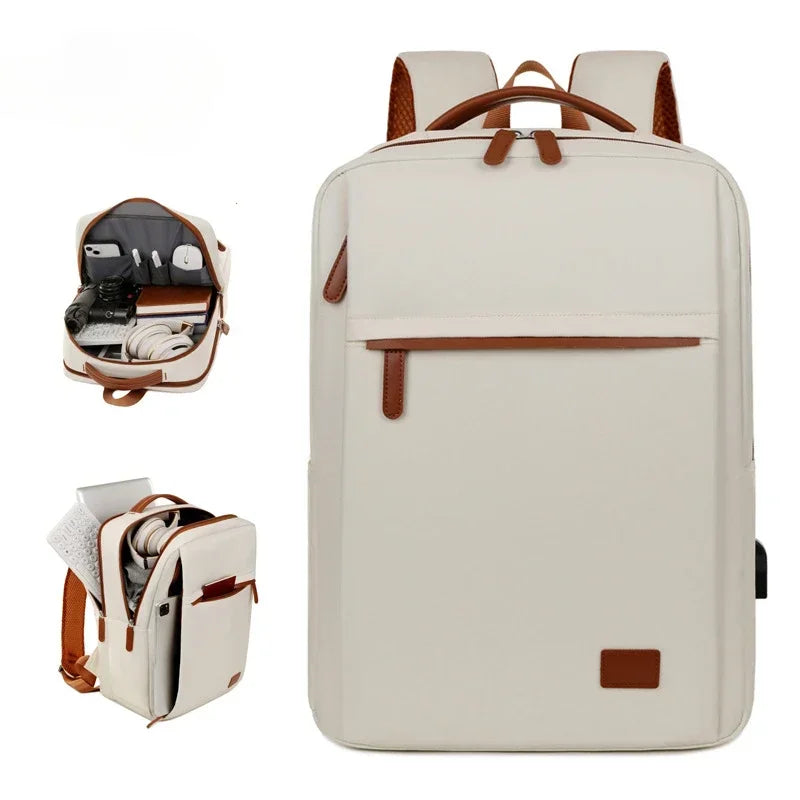 Business-Laptop-Rucksack für Damen und Herren – Elegante Pendlertasche für Arbeit, Schule und Reisen