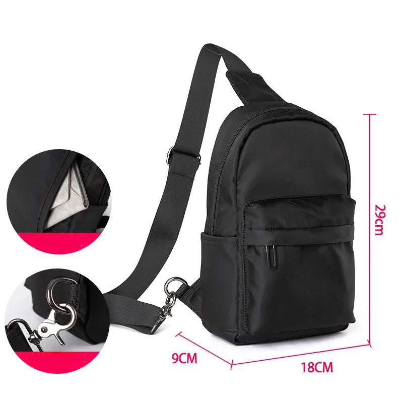 Wasserdichte Oxford-Umhängetasche für Herren – Lässiger Sport-Schulterrucksack & Messenger-Stil