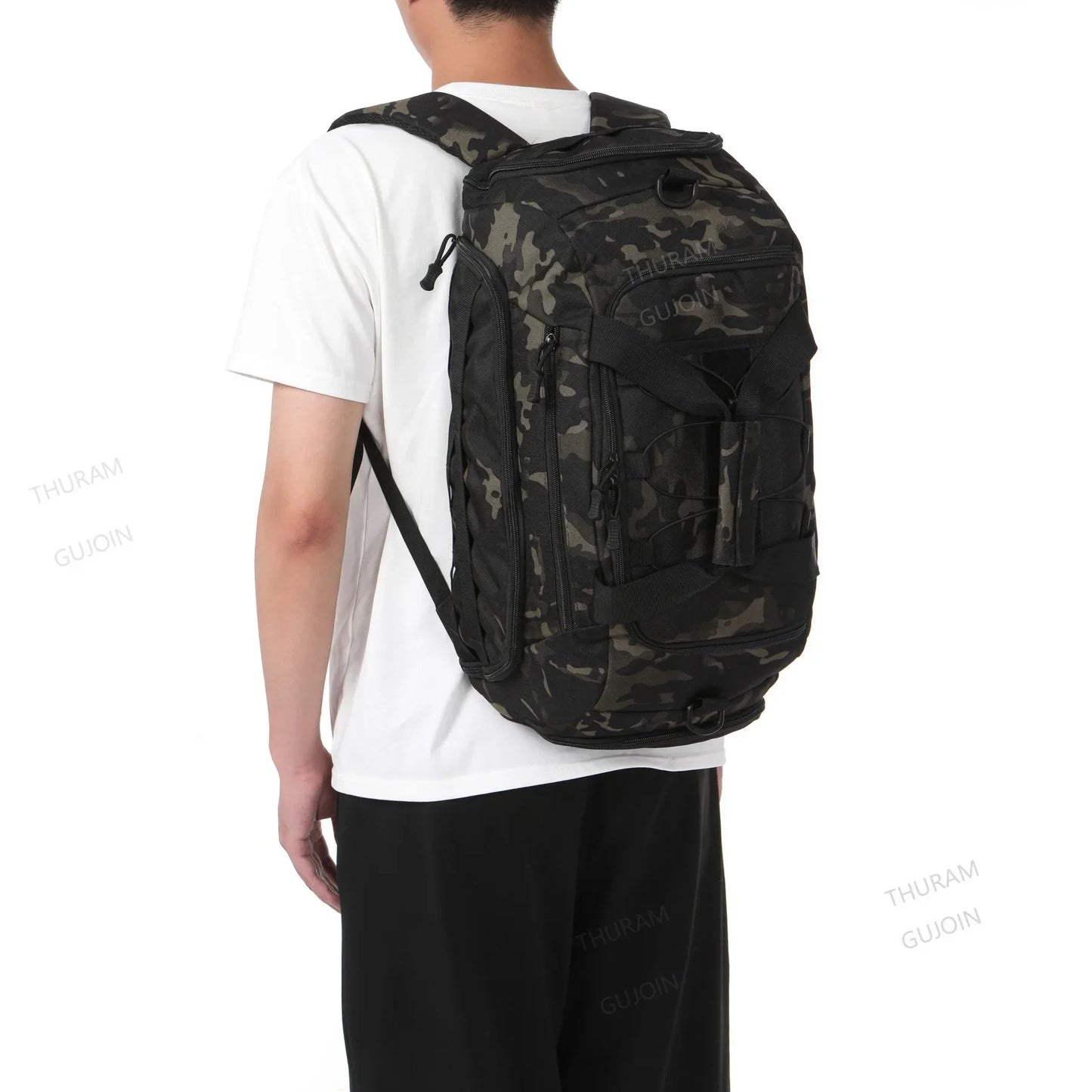 3-in-1-Sportrucksack mit Schuhfach – wandelbare Reisetasche & Sling Bag für Damen & Herren, Weekender & Reisetasche