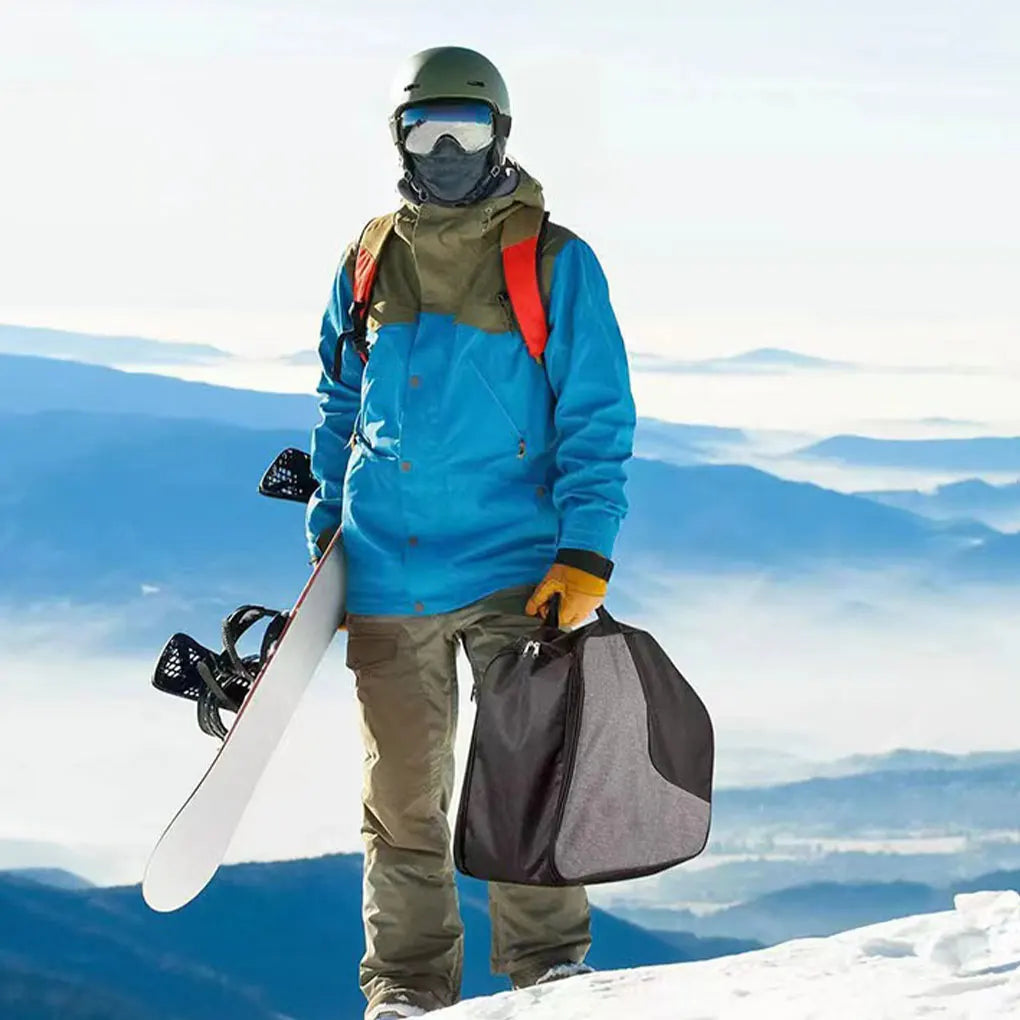 Waterproof Ski Boot Bag – Durable Snowboard & Ski Equipment Backpack for Winter Outdoor Gear and Shoes Storage