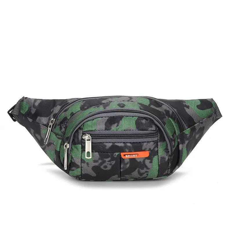 Unisex Large Capacity Waist Bag Multifunctional Anti Splash Wear-resistant