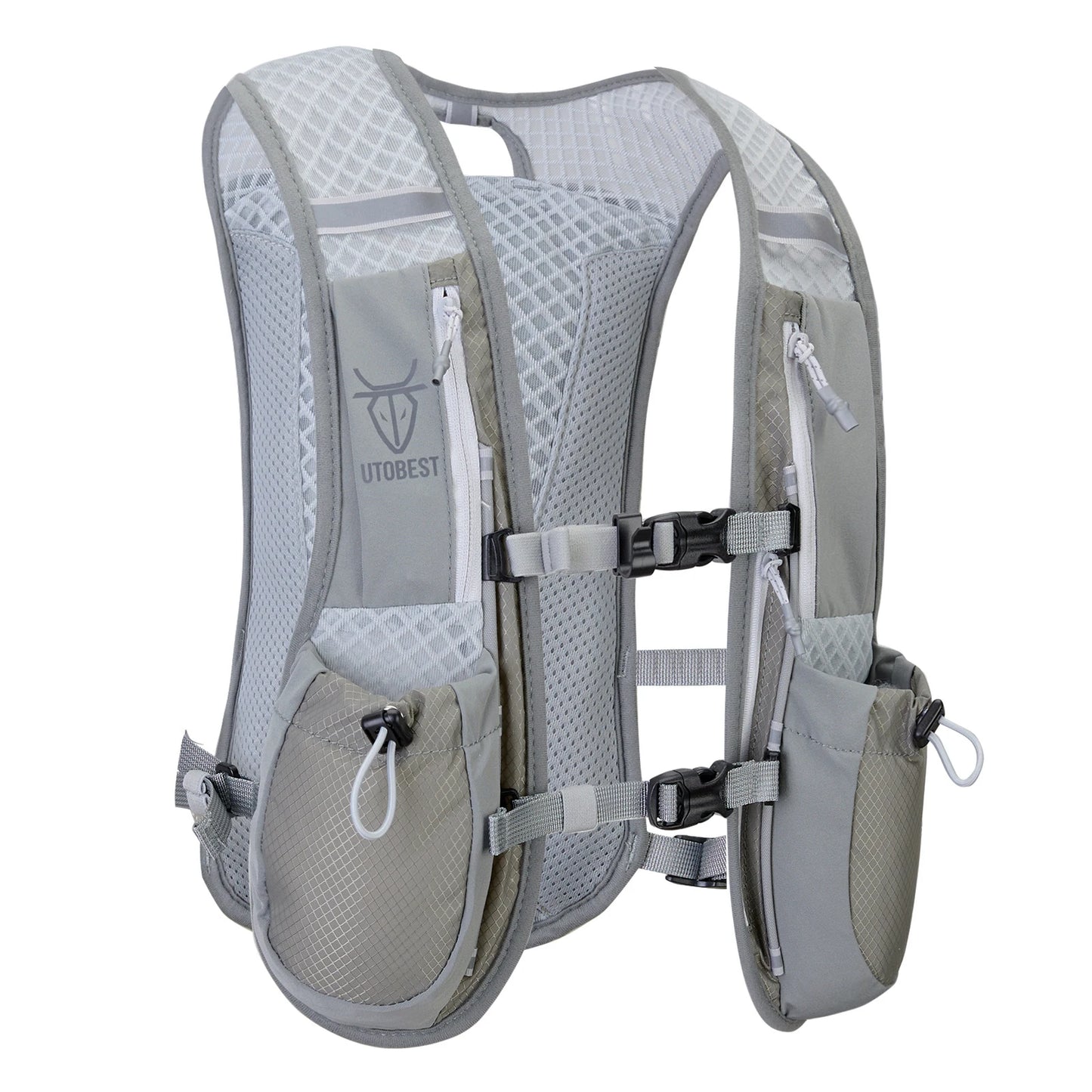 UTOBEST 5L Ultraleichte Lauf-Trinkweste – Atmungsaktiver Trail-Rucksack für Radfahren, Wandern und Marathons