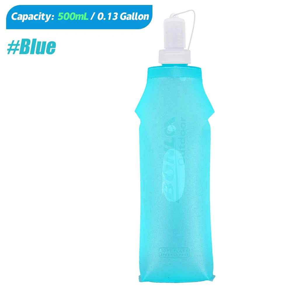 Atmungsaktive Trailrunning-Weste mit 500-ml-Wasserflasche – Leichter Trinkrucksack für Joggen, Radfahren und Marathons