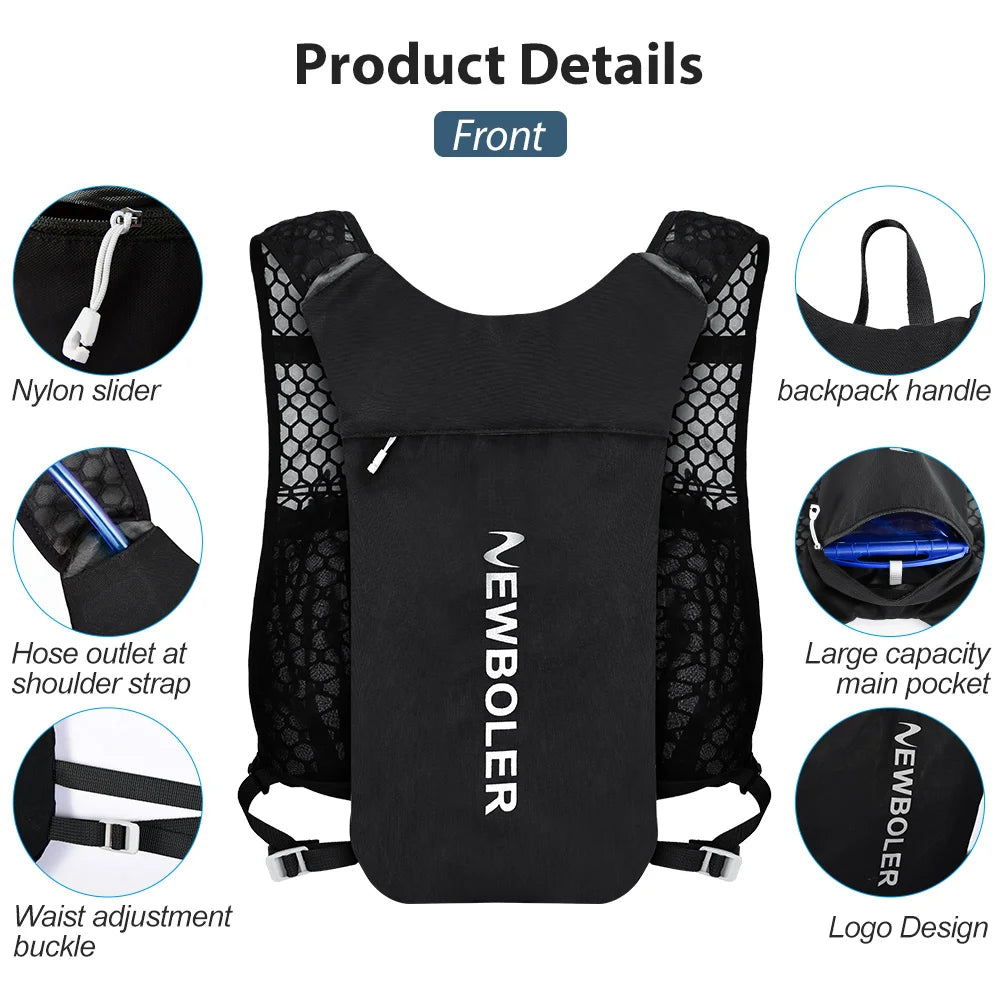 NEWBOLER Trinkweste – Leichtes Trailrunning- und Radsportpaket