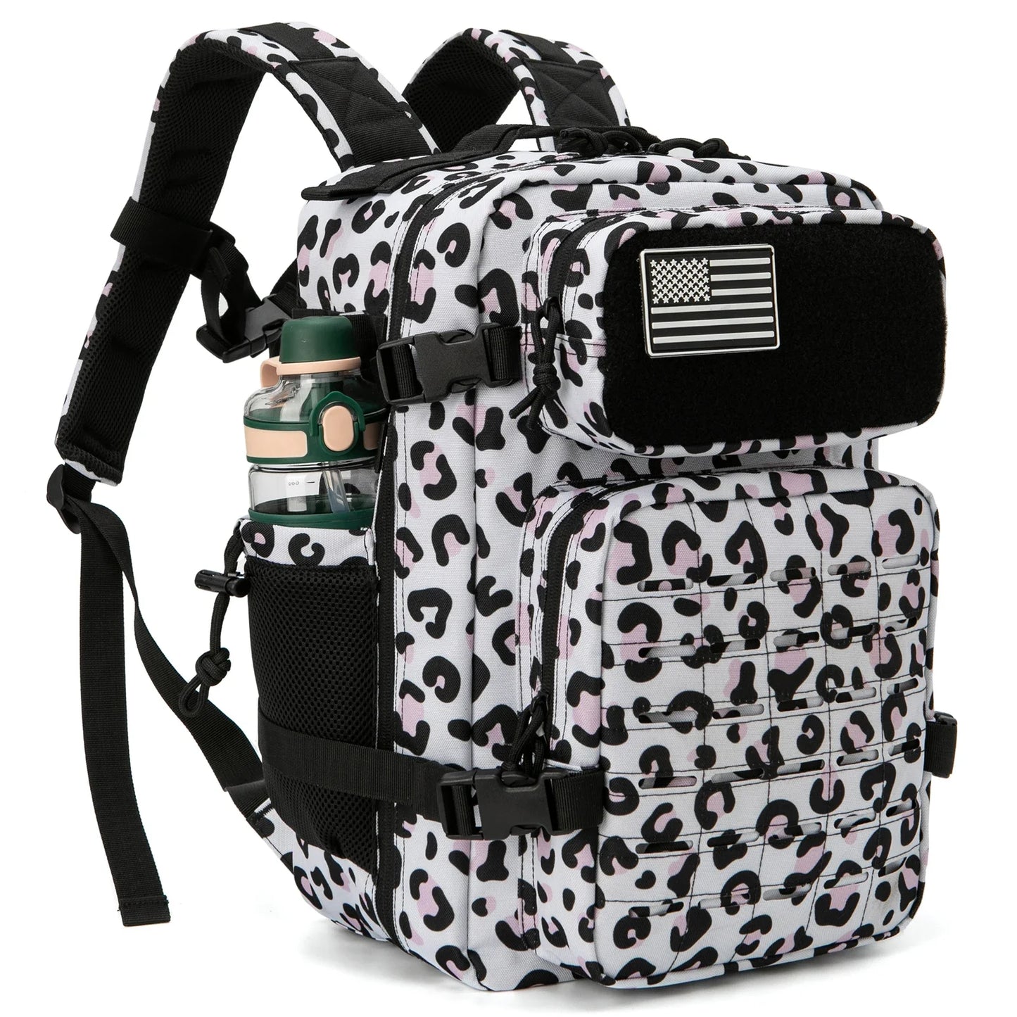 25L Leopard Molle Rucksack – Taktisch, Fitnessstudio, Schule & Outdoor