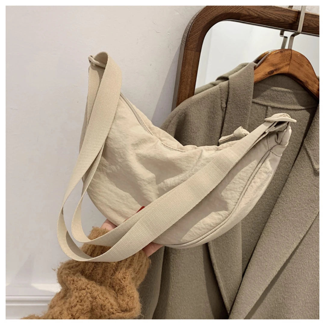2025 Damen-Hobo-Umhängetasche aus Nylon – Schultertasche mit großem Fassungsvermögen