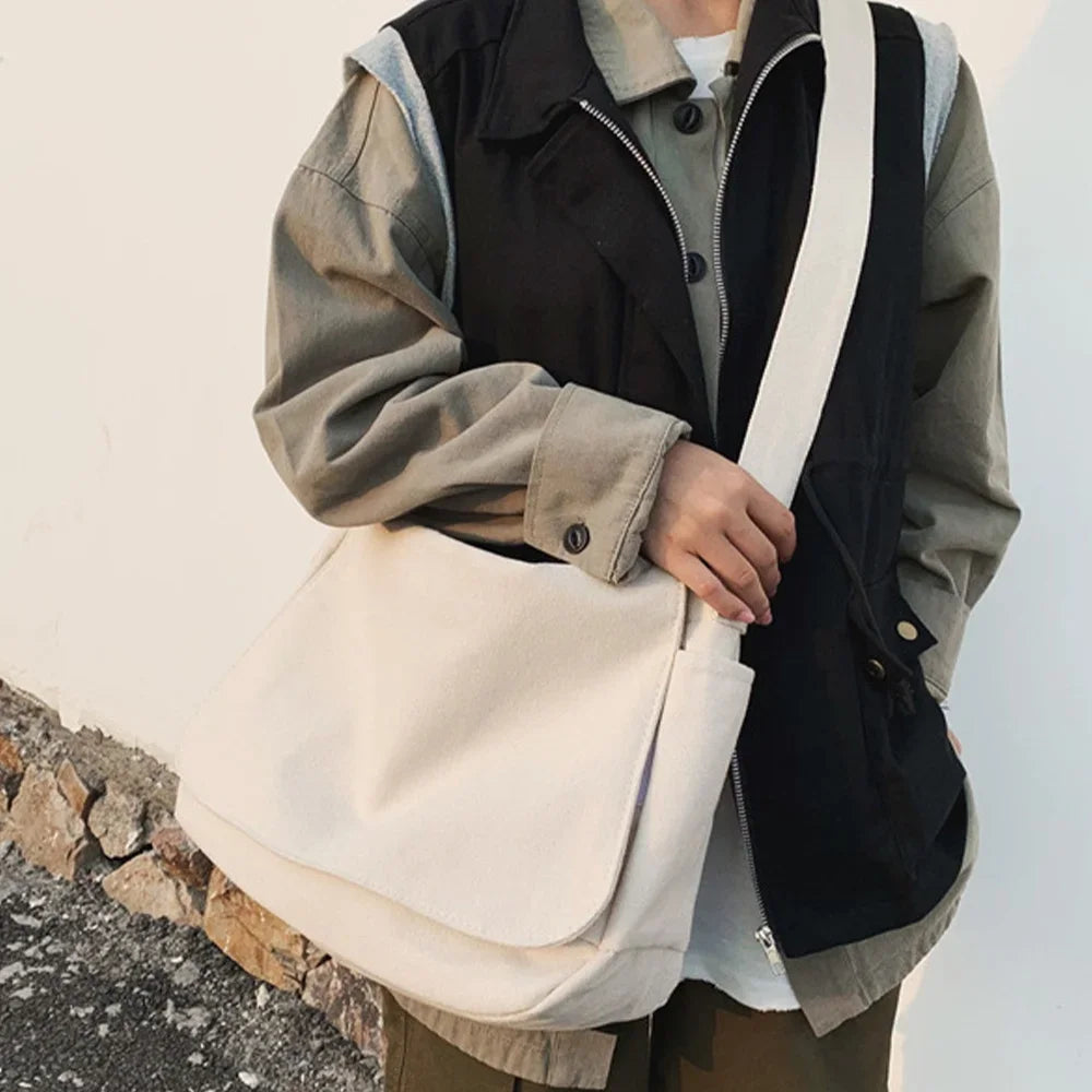 Crossbody Bags Women Canvas Casual Shoulder Bag Large Capacity