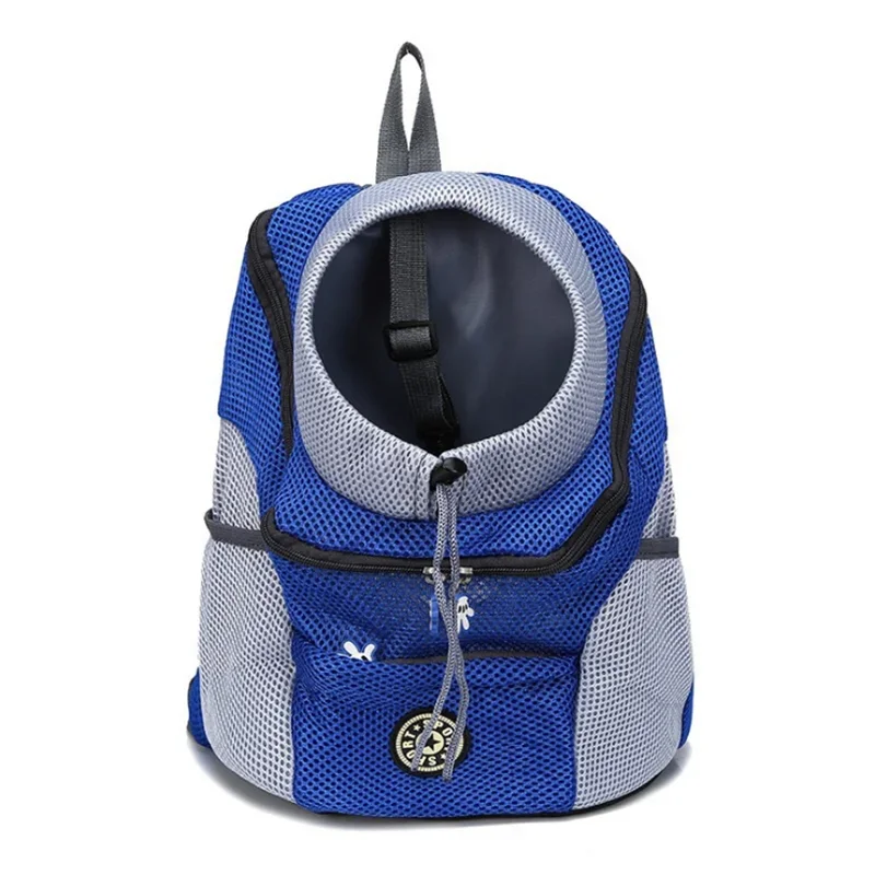 Tragerucksack für kleine Hunde – Reisetasche für Haustiere mit zwei Fächern und externem Stauraum zum Wandern und für den täglichen Gebrauch