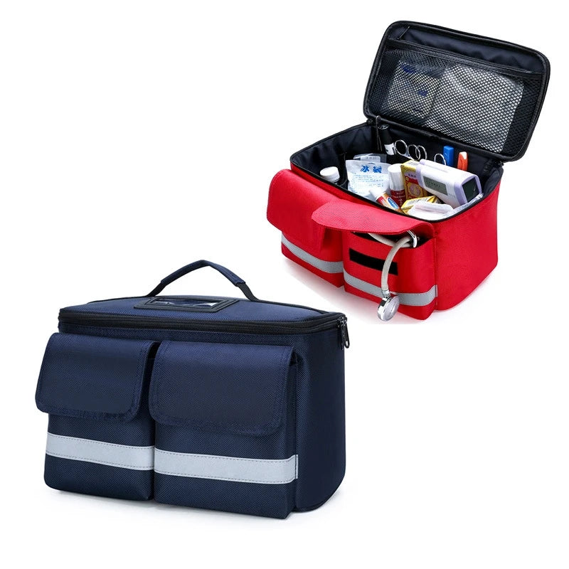Wasserdichte Erste-Hilfe-Tasche für Rettungsdienste – Tragbarer mehrschichtiger medizinischer Organizer für Reisen, Rettung, Krankenpflege und Notfallüberleben