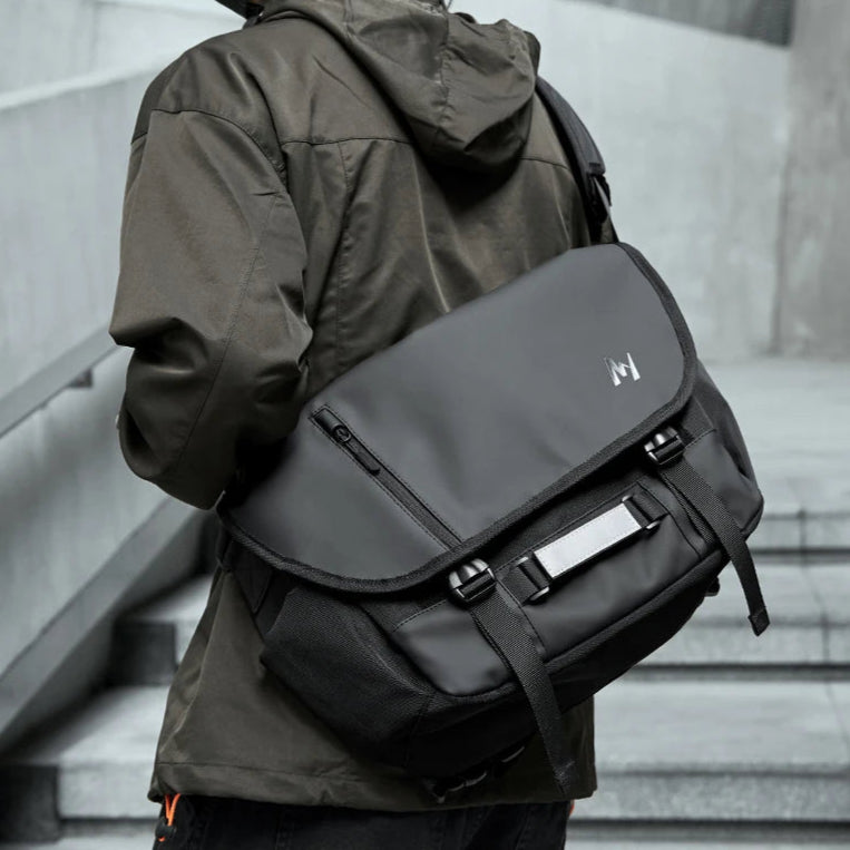 Wasserdichte Messenger Bag für Herren – Multifunktionale Umhängetasche mit großem Fassungsvermögen für Schule, Reisen und den Geschäftsalltag