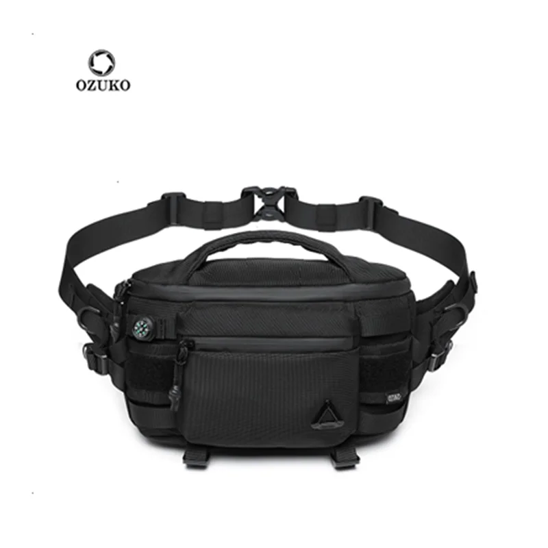 OZUKO Taktische Hüfttasche – Wasserdichte Outdoor-Sport- und Reise-Gürteltasche