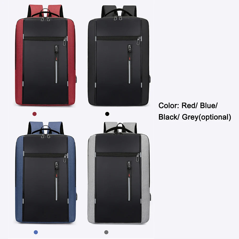 Tragbarer Reise-Laptop-Rucksack für Männer und Frauen – Schlanke Business-Tasche für Arbeit, Schule und Pendeln